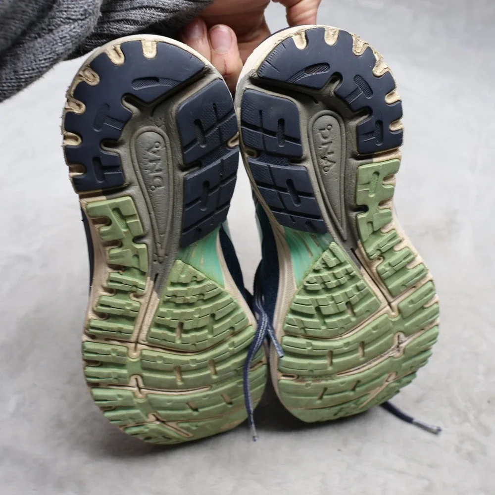 Brooks Womens 8.5B Athletic Shoes Blue Adrenaline GTS 18 Mesh Running Training - Picture 9 of 15